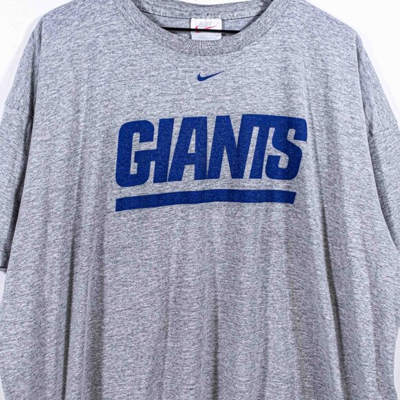 New York Giants Nike Center Swoosh T-Shirt NFL Football Made in USA XXL VTG 90s - Picture 3 of 7
